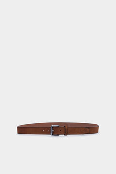 Springfield Split leather belt brown