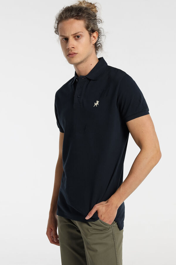 Lois Short Sleeve Polo blue