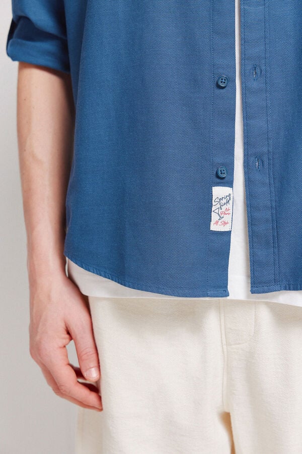 Springfield Structured shirt blue