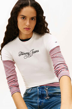 Tommy Jeans Camiseta slim de manga corta