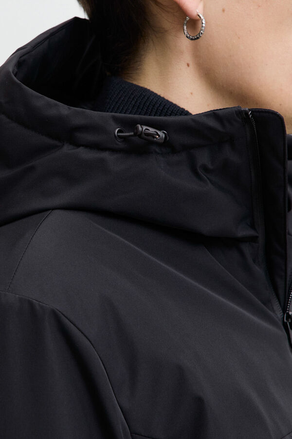 Jack & Jones Parka curta acolchoada preto