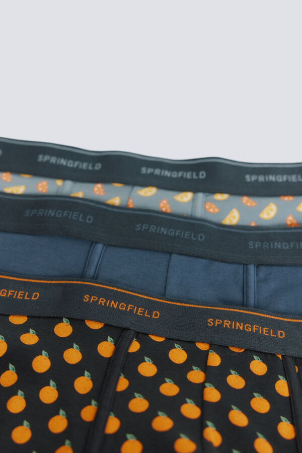 Springfield Citrus 3-pack boxers blue