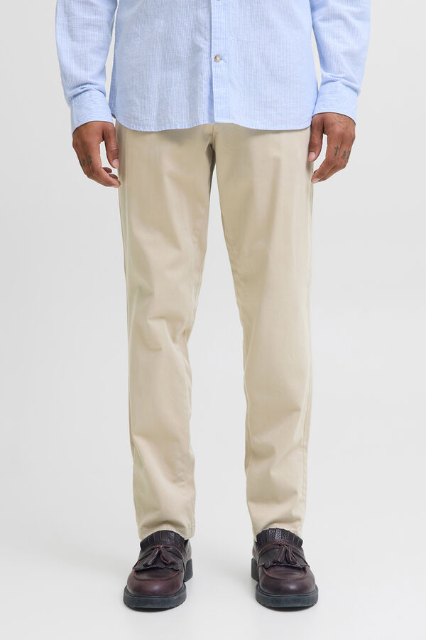 Jack & Jones Pantal&oacute;n chino slim gris