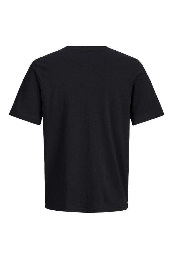 Jack & Jones PLUS Printed short sleeve T-shirt black