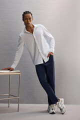 DeFacto Fitted sports trousers blue