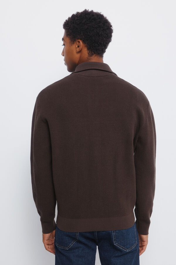 Springfield Zip fastening cardigan cardigan nude