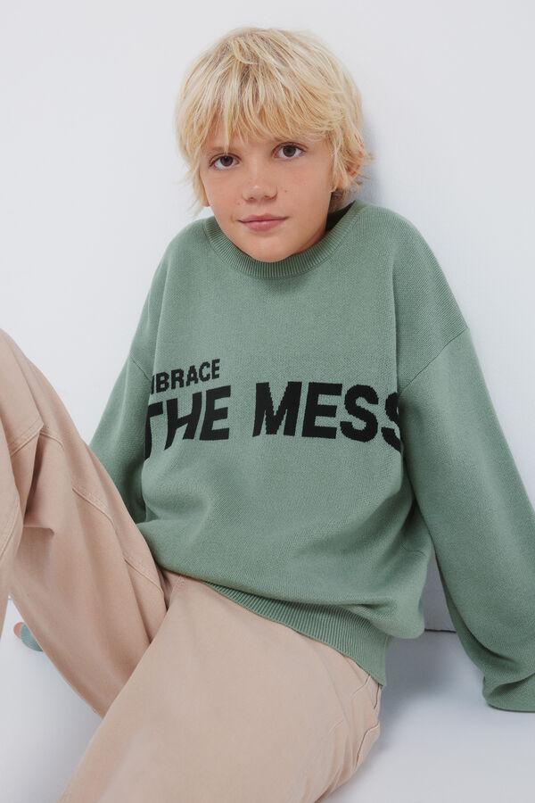 Springfield Kids Jersey "The mess" niño verde