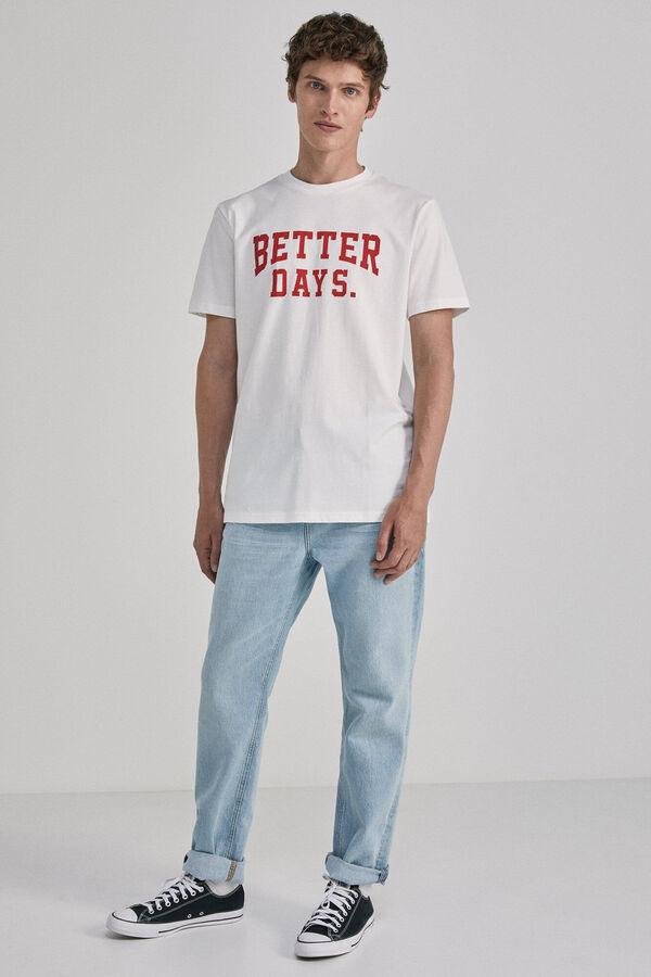 Springfield Better Days T-shirt ecru