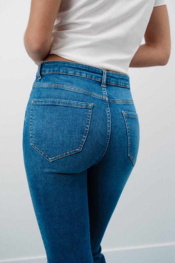 Springfield Jeans kick flare azul