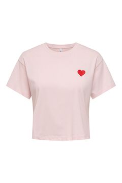 Only Kurzarm-Crop-T-Shirt