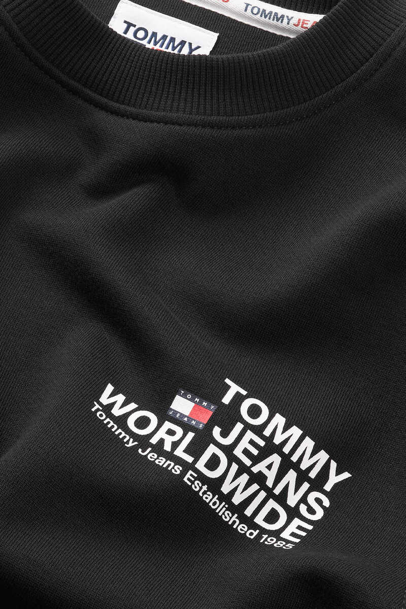 Springfield Tommy Jeans men's sweatshirt. black