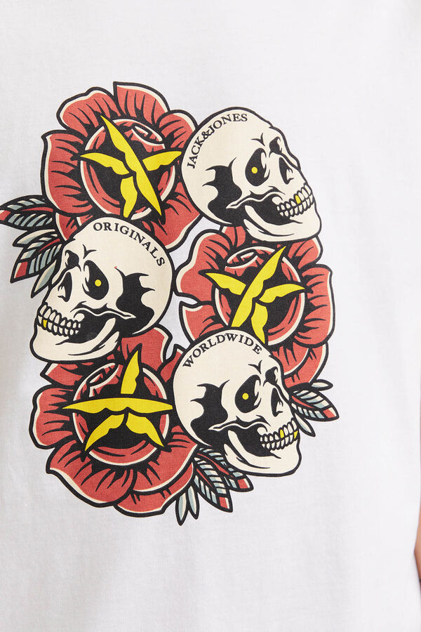 Jack & Jones Camiseta regular fit blanco