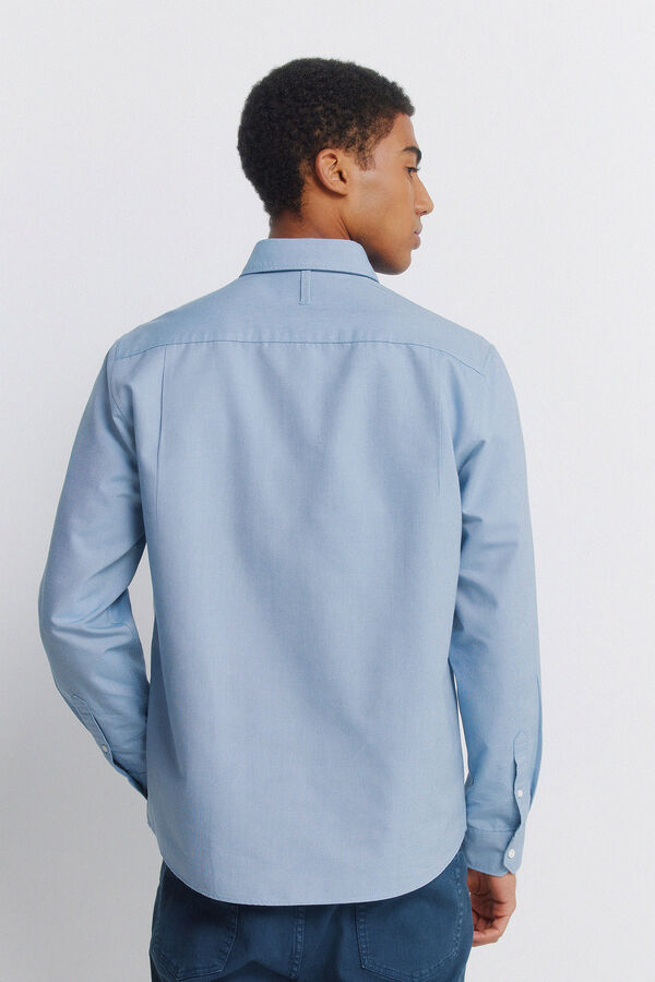 Springfield Oxford wrinkle-free shirt blue