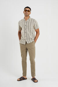 Brave Soul Camisa a rayas manga corta