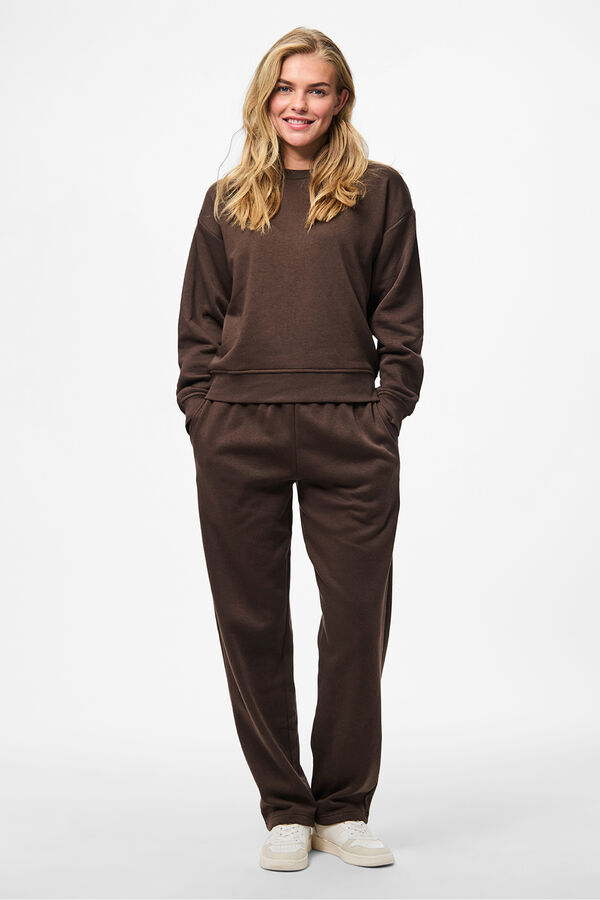 Pieces Cuffed jogger nude