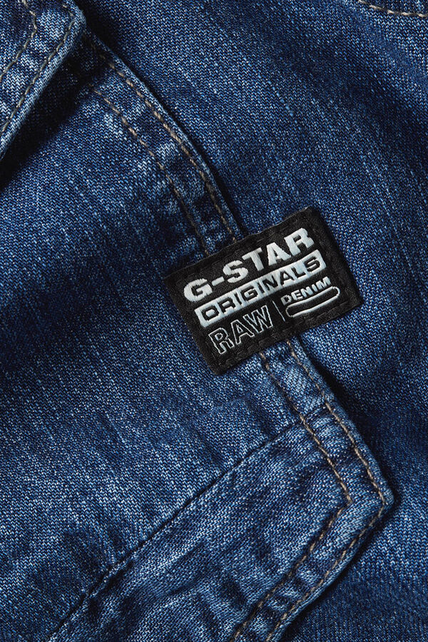 G-STAR Camisa vaquera de manga larga y corte ajustado azul