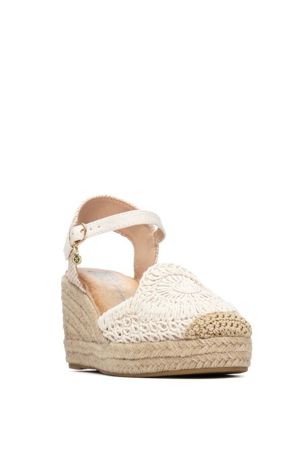 XTI Jute wedge espadrille brown