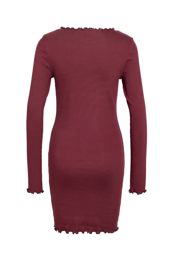 Noisy May short dress seams pink