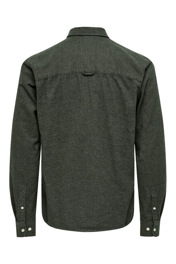 Only & Sons Camisa manga larga verde
