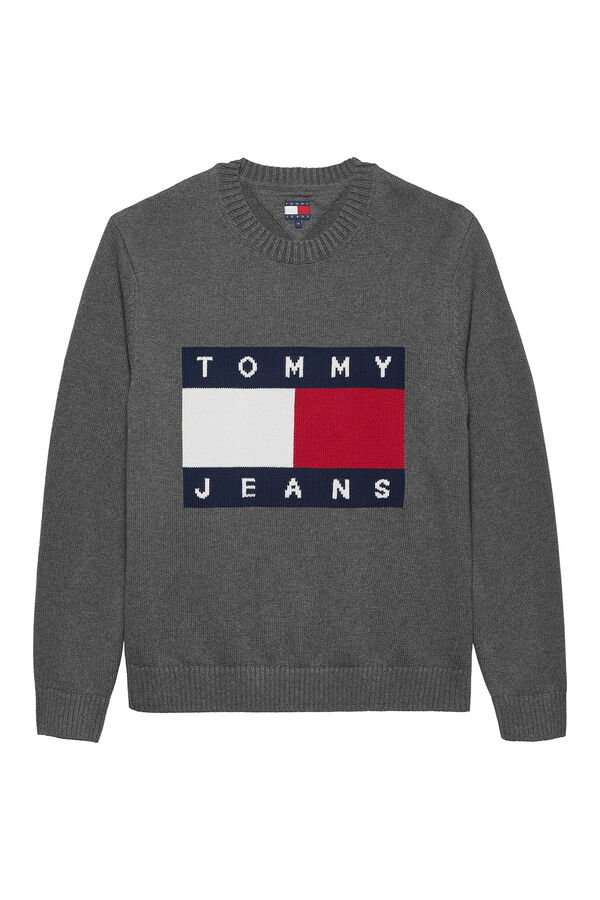 Tommy Jeans Tommy Jeans men's sweater grey