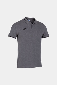 Springfield Kurzarm-Poloshirt Confort Grau meliert grau
