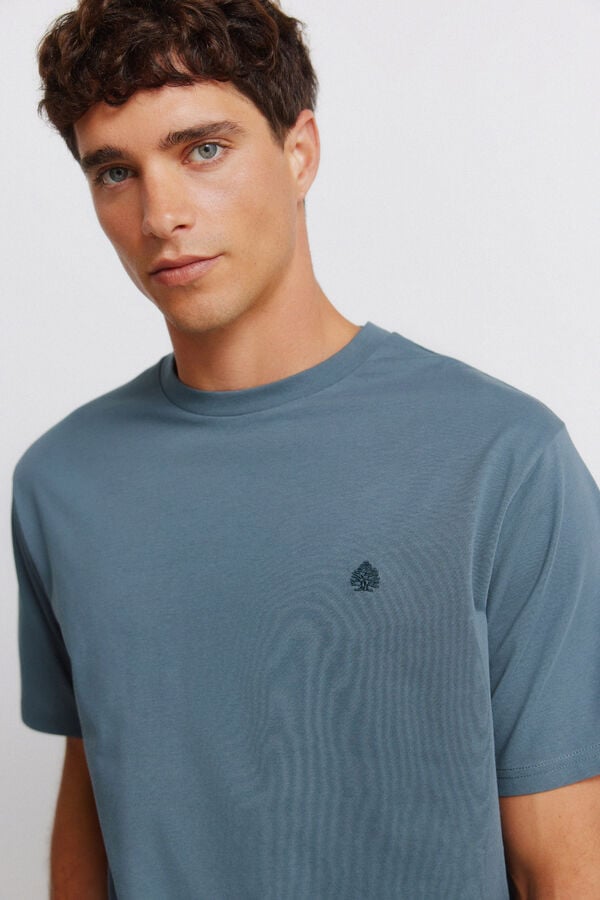 Springfield Springfield logo basic T-shirt blue