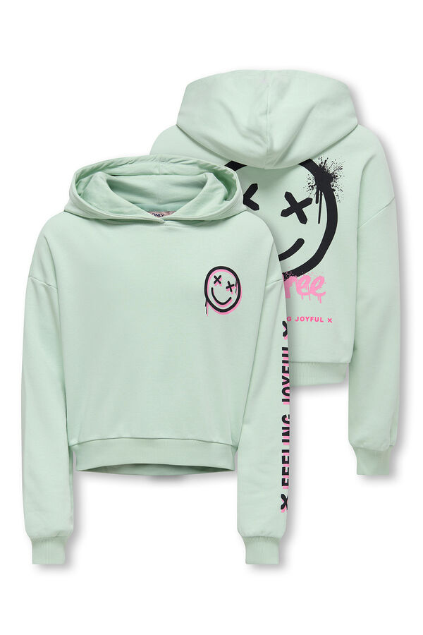 Only Girls "CHEERFUL" hood green