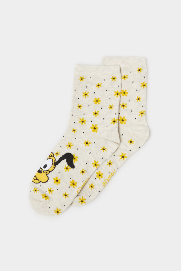Springfield Pluto flower socks banana