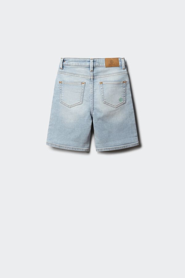 Springfield Kids Bermuda vaquera slim knit ni&ntilde;o azul