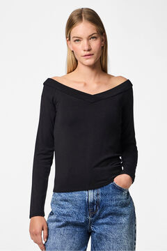 Pieces T-shirt manga comprida