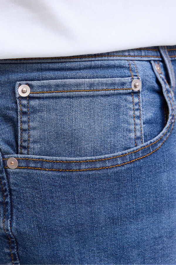 Jack & Jones PLUS Slim fit five-pocket jeans blue