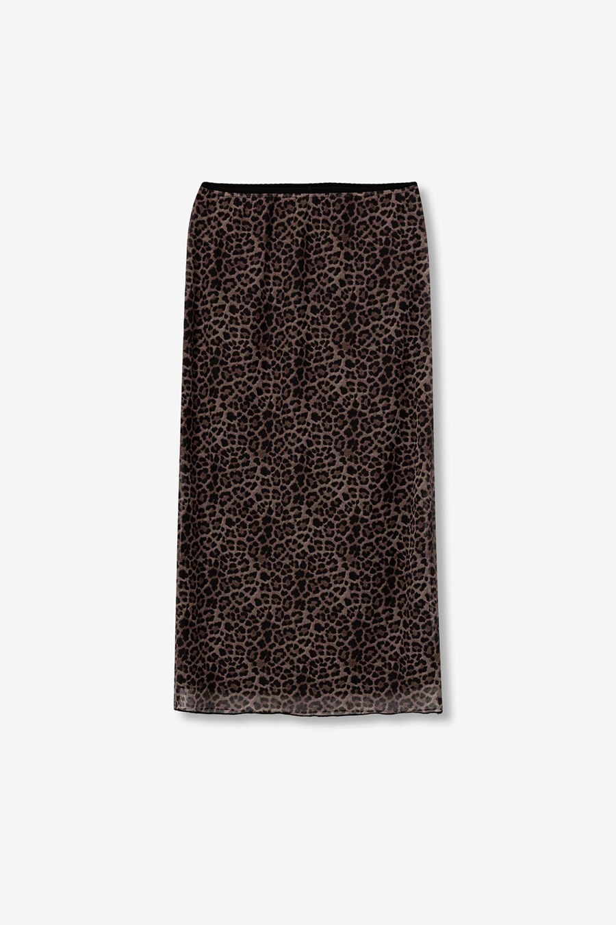 Falda midi animal print