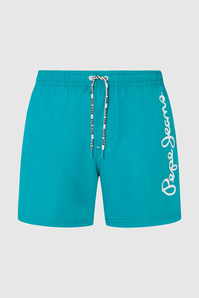 Springfield Bermuda swim shorts Maxi Logo blue