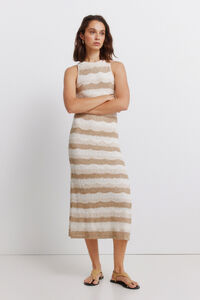 Springfield Halterneck jersey midi dress