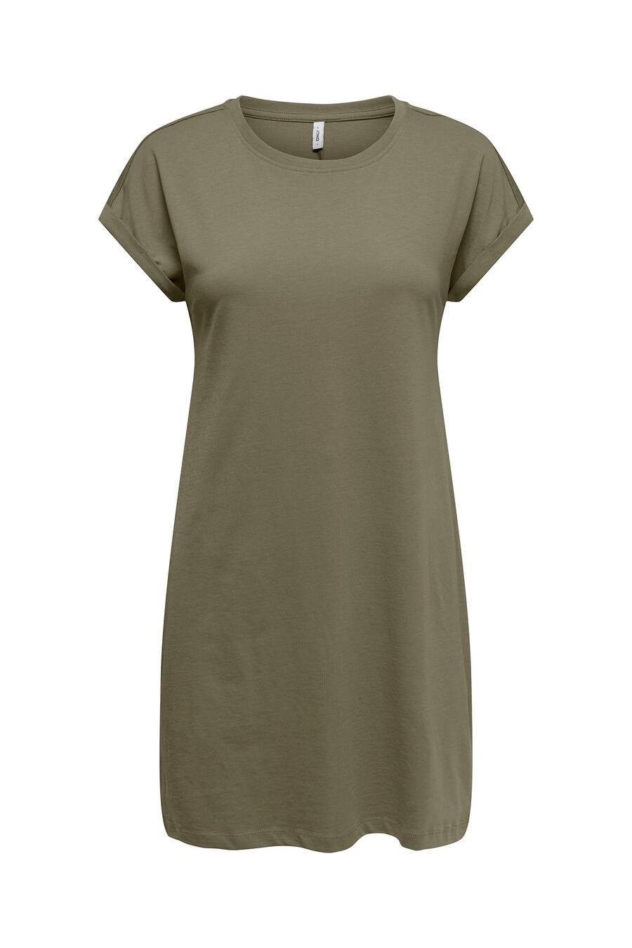 Vestido corto estampado rayas