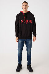 Inside Sudadera B&aacute;sica Logo negro