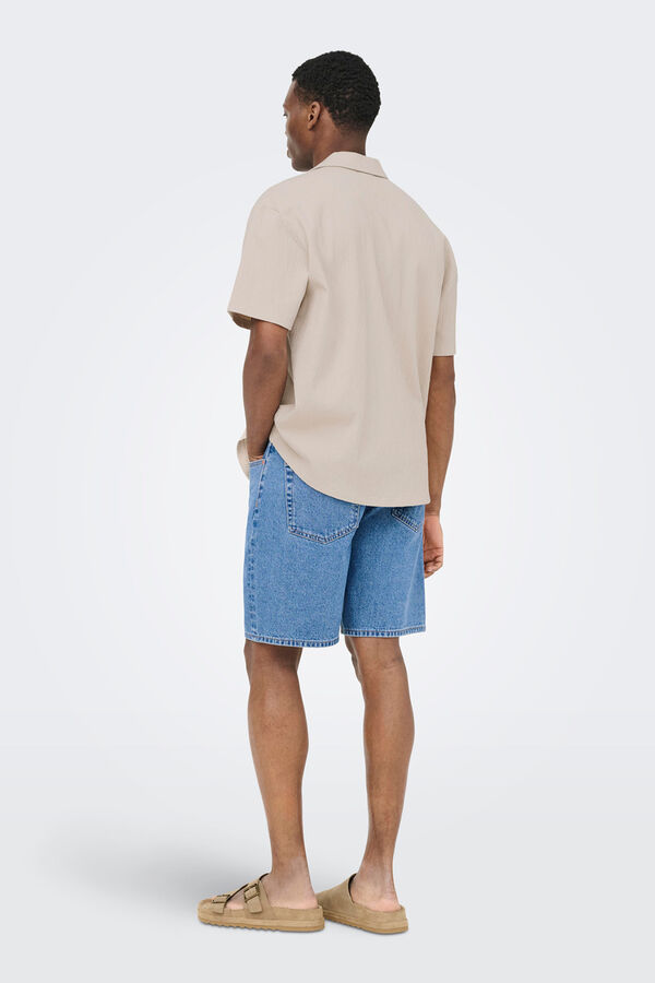 Only & Sons Denim Bermuda shorts blue