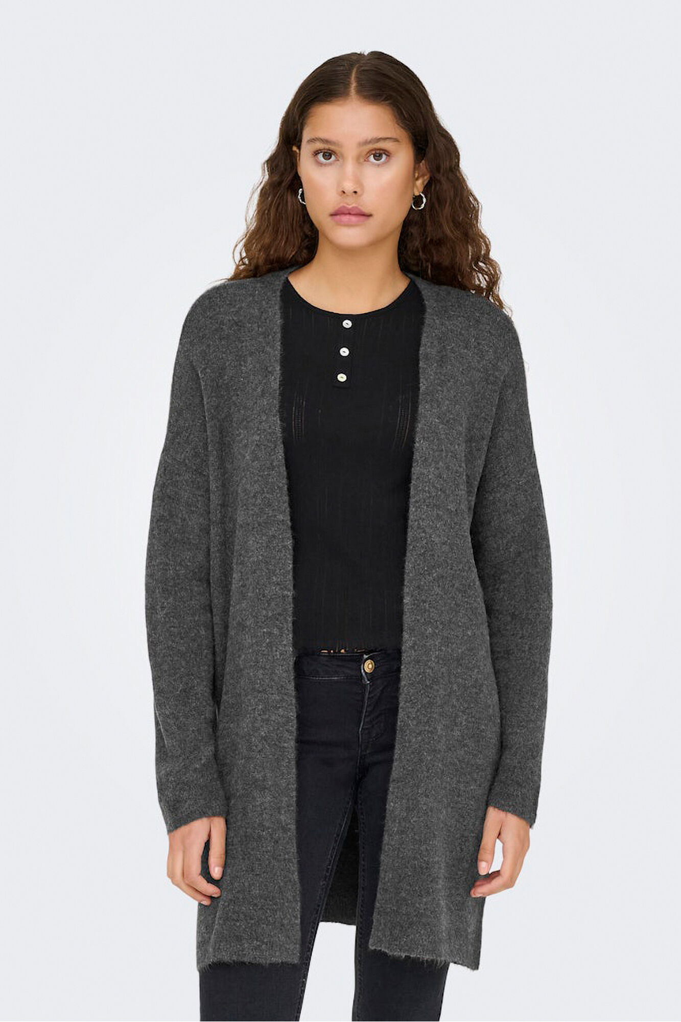 Only C&aacute;rdigan midi abierto