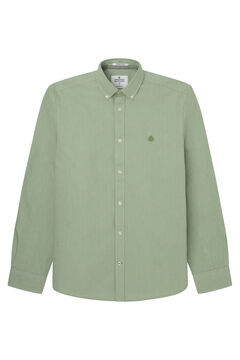 Springfield Coloured Oxford shirt green water