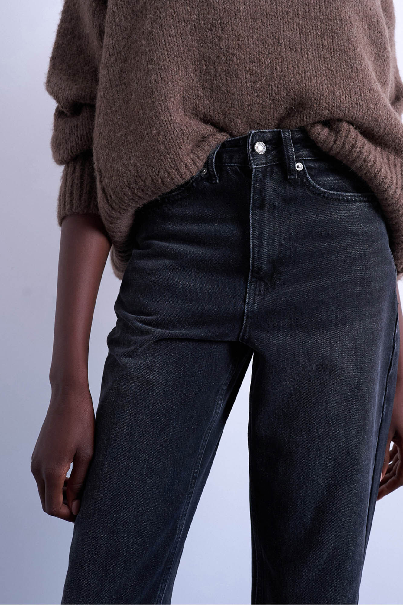 Topshop Jeans de cintura alta