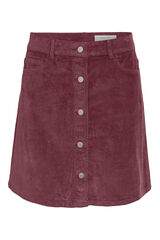 Noisy May Corduroy buttons corduroy miniskirt Ljubičasta
