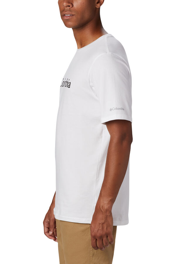 Springfield T-Shirt Columbia Herren CSC Basic Logo™ blanco
