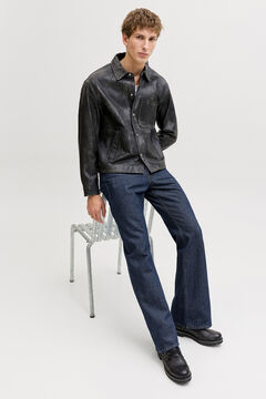 Jack & Jones Jeans flare cintura alta em algod&atilde;o