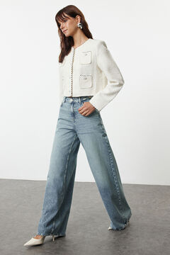Trendyol Pantal&oacute;n vaquero Palazzo