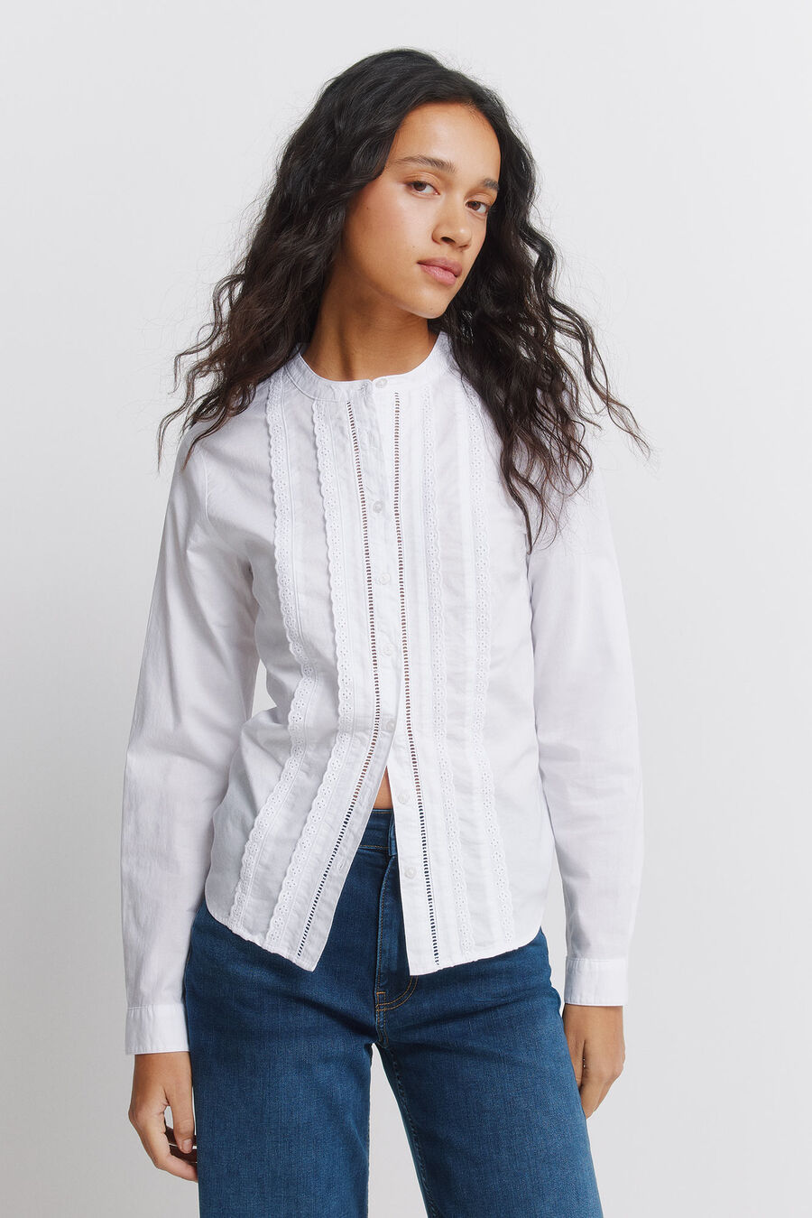 Camisa romántica lace