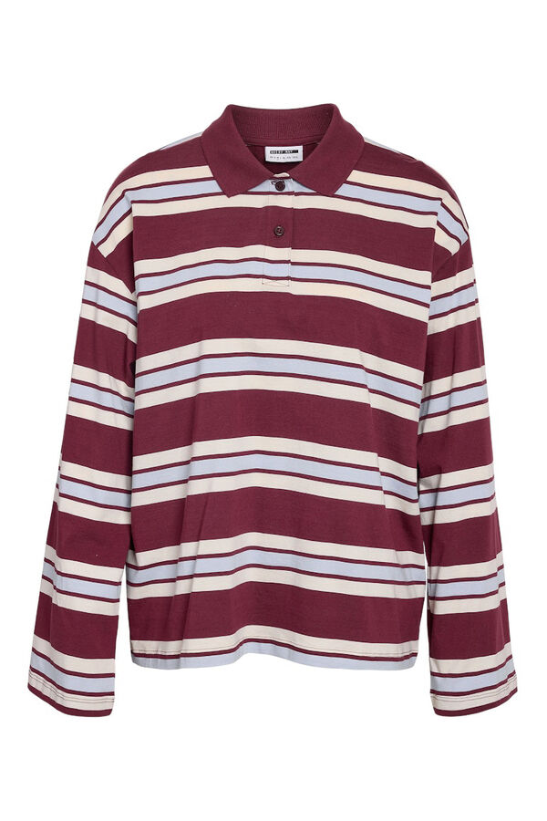 Noisy May Polo rayas morado/lila