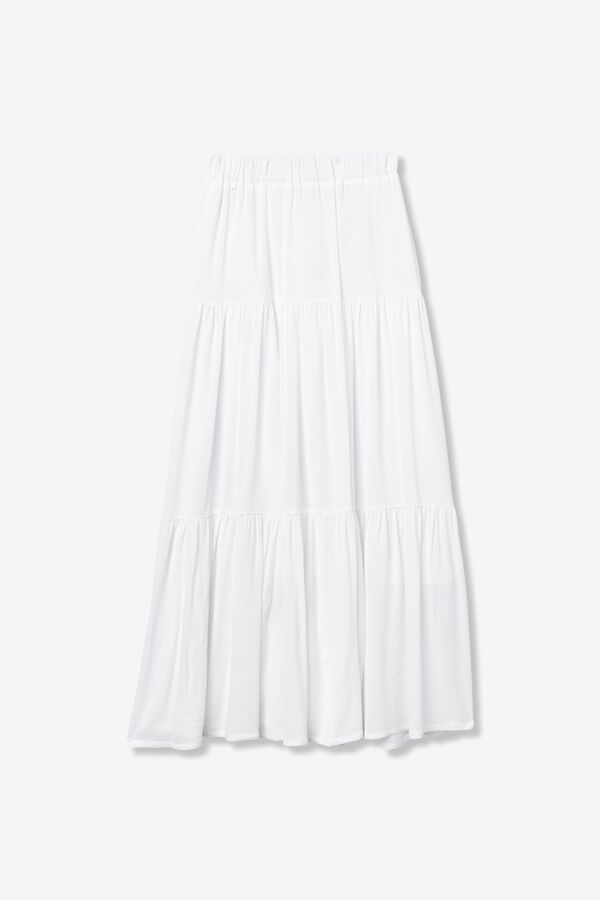Tiffosi Regular long skirt white