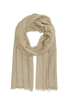 Springfield Striped scarf brown