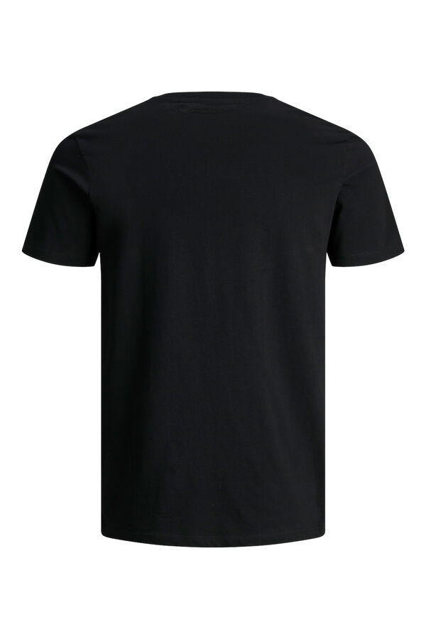 Jack & Jones Slim fit cotton t-shirt black