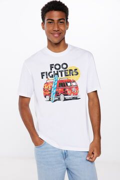 Springfield T-shirt Foofighters Surf Van blanc